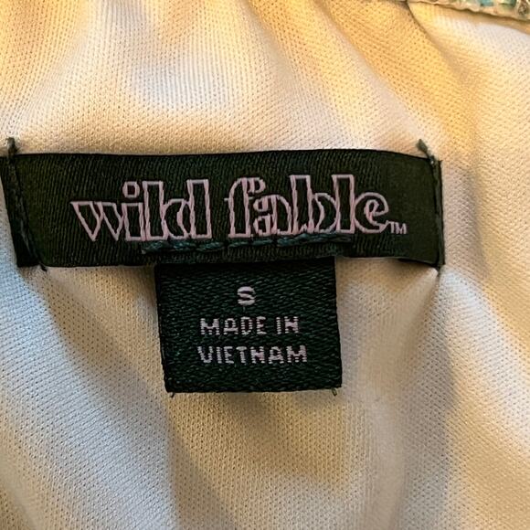 Wild Fable Knit Crochet Halter Neck Midi Slip Dress Women's Small Aqua Blue - Picture 7 of 7